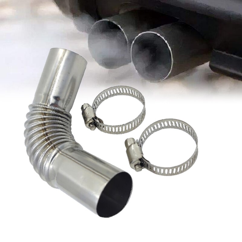 For Webasto Diesel Heater 24mm Elbow Pipe Air Diesel Parking Heater Exhaust Pipe Connector w/Clamps For Webasto Diesel Heater