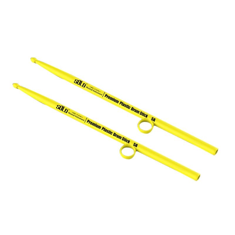 SOLO 1 paire baguettes de batterie ABS 5A pilons/pilon contrôle contrôleur Clips poignée Percussion Instrument de musique pièces accessoires: Jaune