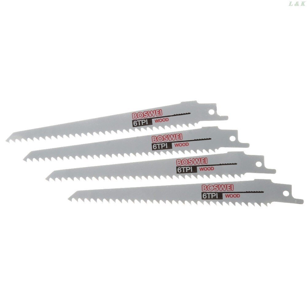 10 Stuks Metalen/Woodcutting Vergeldende Zaagbladen Hand Tool Set 6-8 "Bi-Metalen