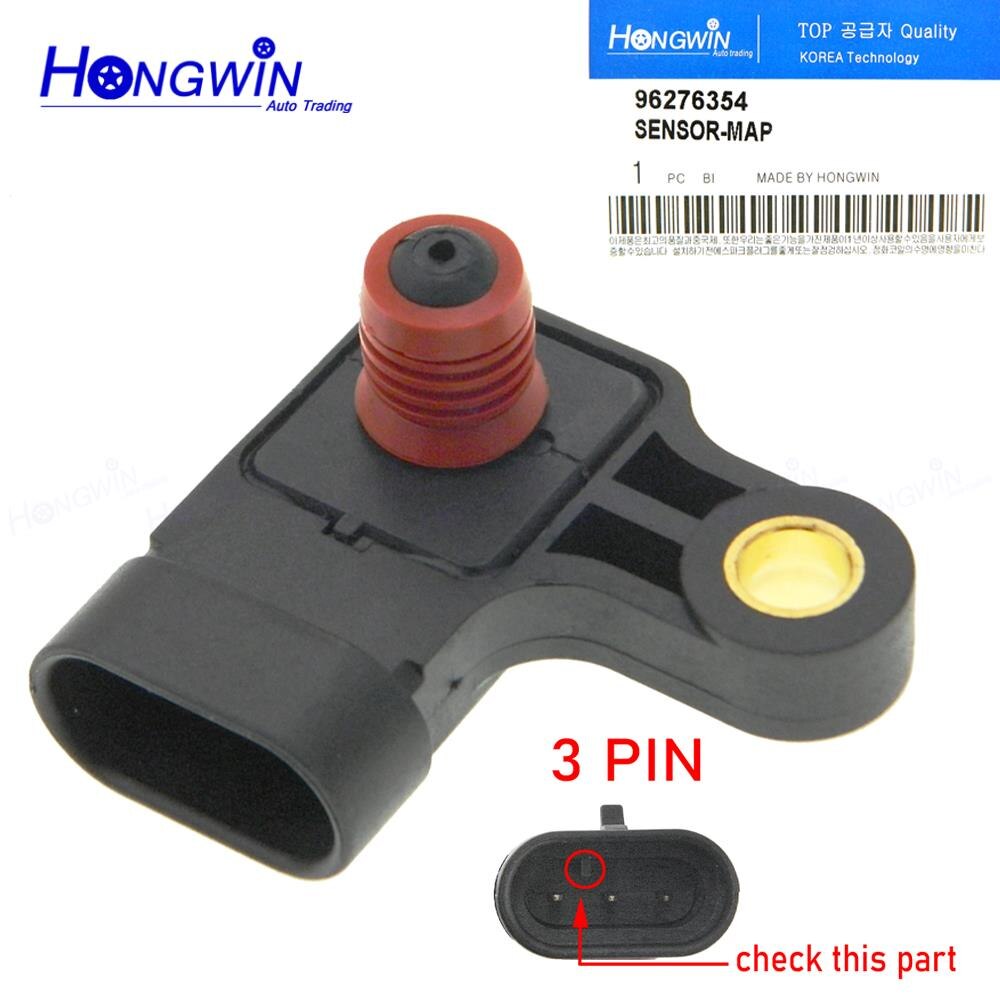 Sensor de presión abosoluta para colector de aire de admisión 96276354, Mapa para Chevrolet Daewoo Lanos Leganza Nubiba Rezzo 1,6 1,8 2.0L