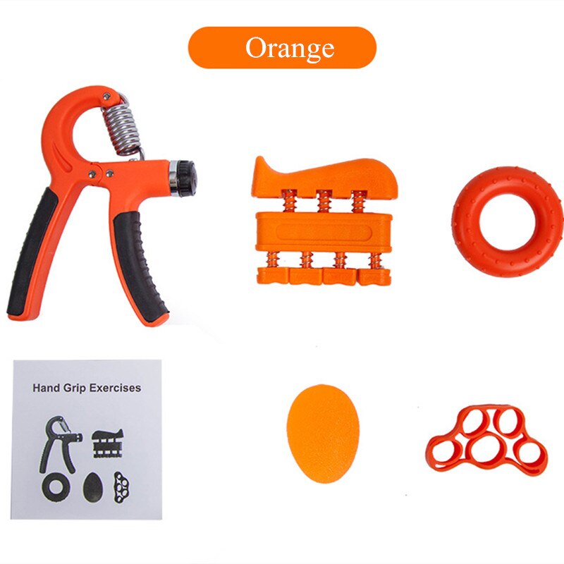 Adjustable Heavy Hand Strength Expander Wrist Training Increase Strength Spring Finger Pinch Power Trainer Hand Exercise: Orange