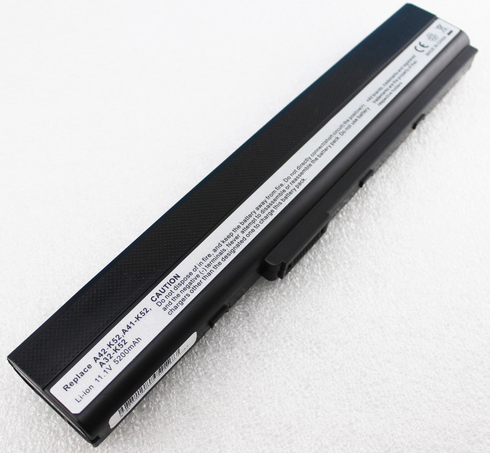 Bærbart batteri til asus  a32-k52 a31-k52 k52 x52f x52j x52jb x52jc x52je x52jg x52jk x52jr x52jt x52ju x52jv k52j x52sg a42-k52