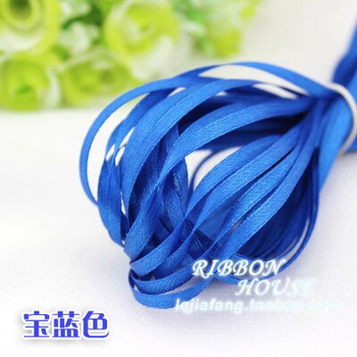 30 soorten Kleuren (20 meters/partij) 1/8 "(3mm) enkel Gezicht Satijnen Lint Singels Decoratie Kerst Accessoires DIY Linten: 13 Royal Blue
