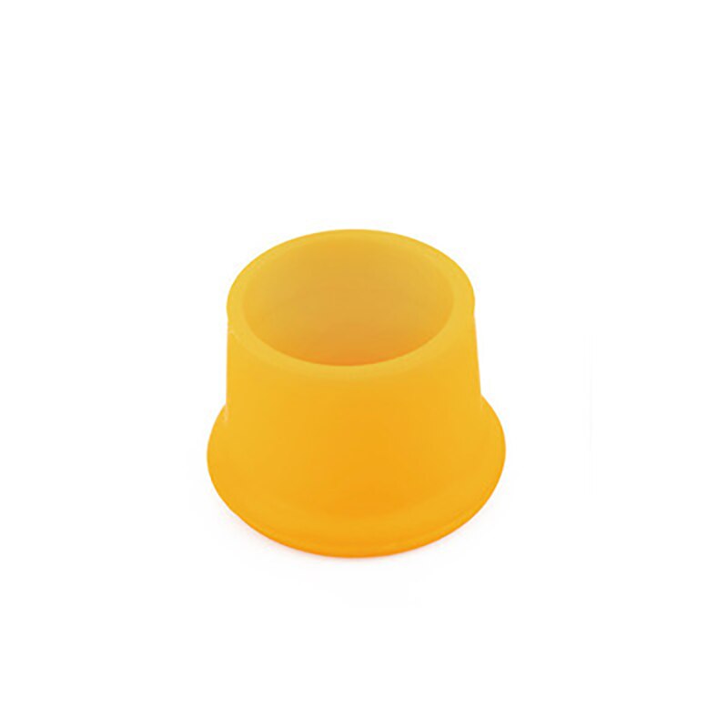 Siliconen Rode Wijn Stoppers Food Grade Bier Drank Fles Caps Sealers Lek Gratis Fris Houden Plug Voor Keuken Gadget Bar tool: Yellow