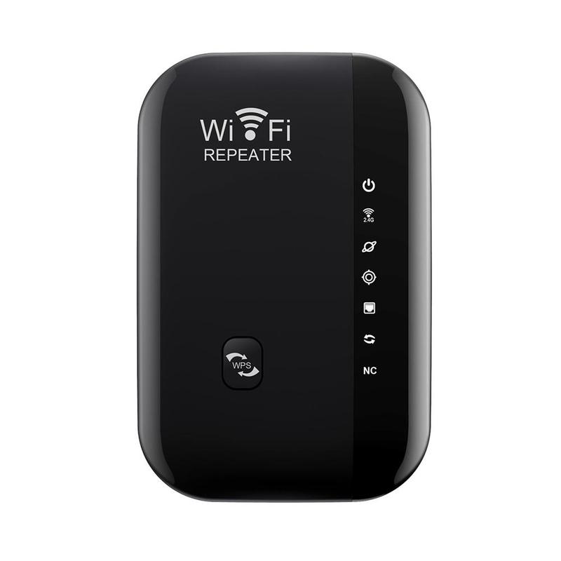 1Pc Draadloze Wifi Repeater Range Network Extender Router Black Signaal Versterker 300Mbps Antenne Wifi Signaal Booster Access Point