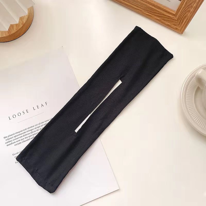 Pinza para el pelo con lazo perezoso para mujer, diadema estampada de cola de caballo, pasadores de abrazadera giratoria de Color sólido Simple: Naranja