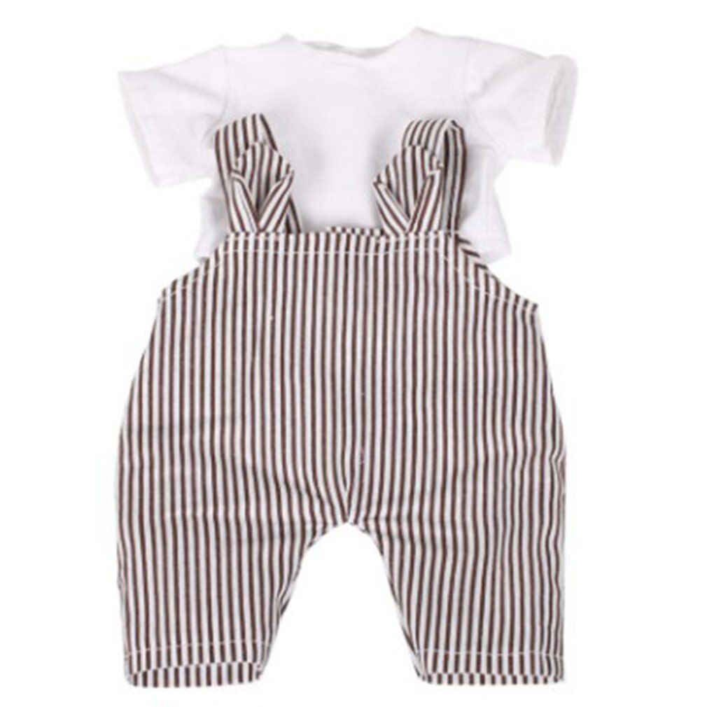 Vestido de muñecas de 30 CM para niñas, ropa de muñecas DIY, vestido de , accesorios para muñecas, casa de juegos, juego de vestir: Coffee color overall