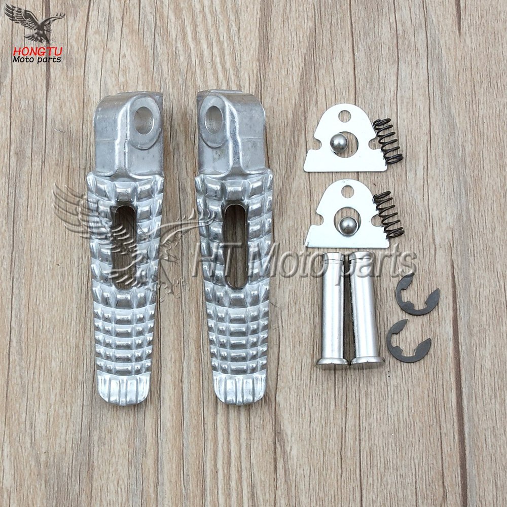 Voor suzuki motorfiets voor & achter voetsteunen motor voetsteunen pedaal voor gsxr 600 gsxr 750 gsxr  sv650 sv1000 gsxr 1000 2001: Chromen achterkant