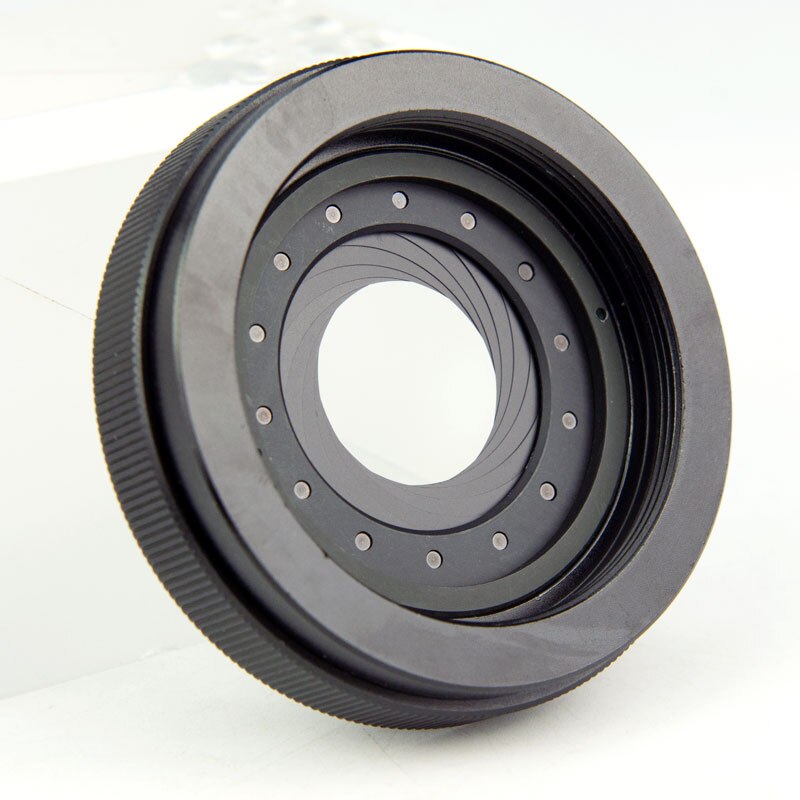 Blænde justerbar 1.5-29 mm iris membran  m42 to m42 kamera linse modul adapter ring