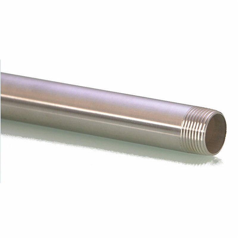 Dn15 dn20 dn25 ens diameter hangevind rørforbindelse 10-50cm forlænge forlængerrør rør 304 rustfri stål rør fitting