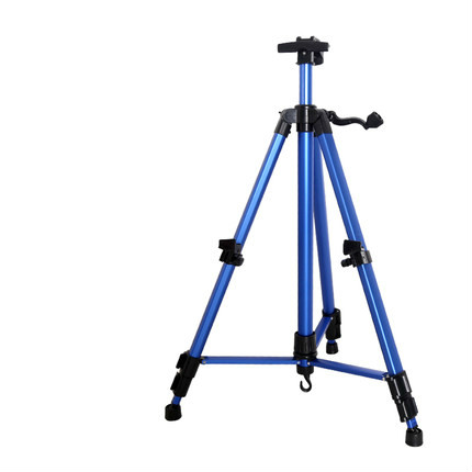 Caballete telescópico portátil para dibujo, Caballete De boceto, multifunción, manivela De aluminio, para Pintura al óleo, tablero 4K: purple