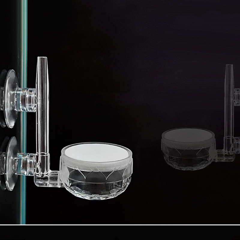 Grass Tank Fish Tank CO2 System Bubble Diffuser Air Refiner Arcylic Tube with Suction Air Stone Disk Oxygen Diffuser