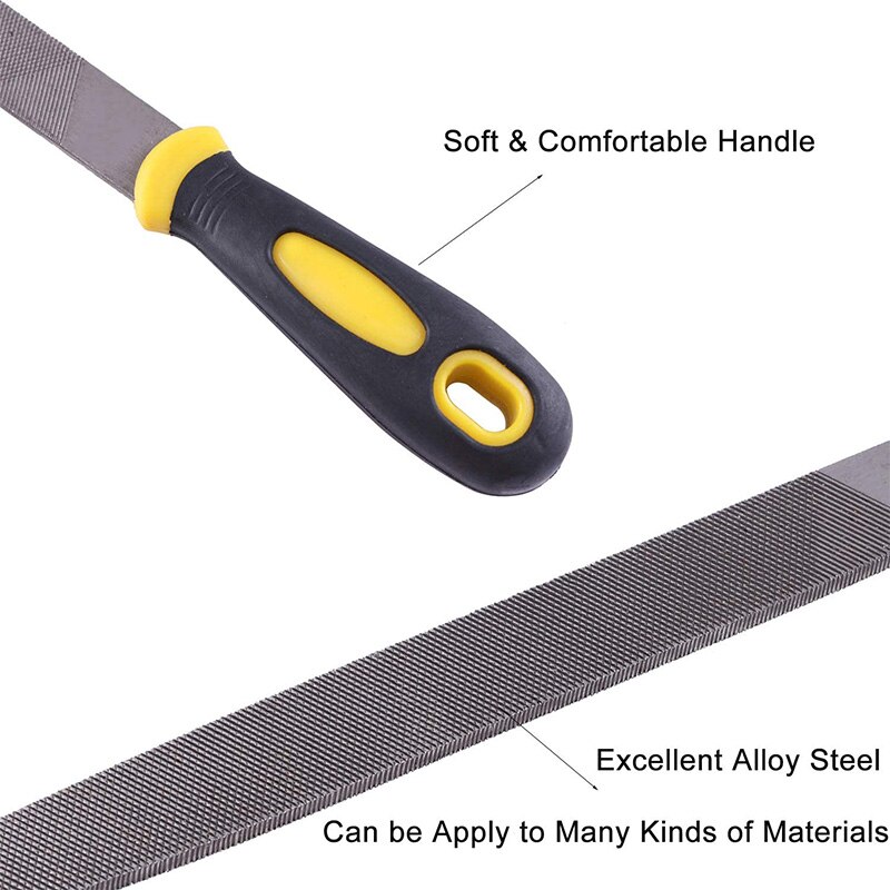 11Pcs Needle File Set, Alloy Steel Hand Metal File Rasp Tools for Wood/Soft Metal/Plastic and Hobby Projects