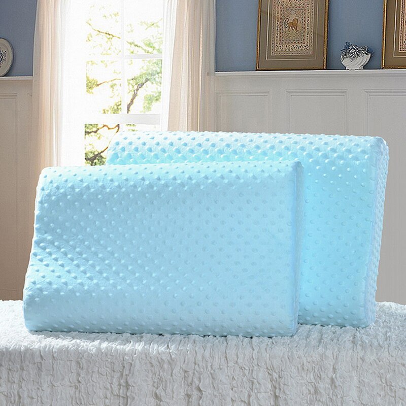 Foam Orthopedic Pillow Memory Orthopedic Latex Neck Pillow Fiber Slow Rebound Soft Cervical Health Pillows
