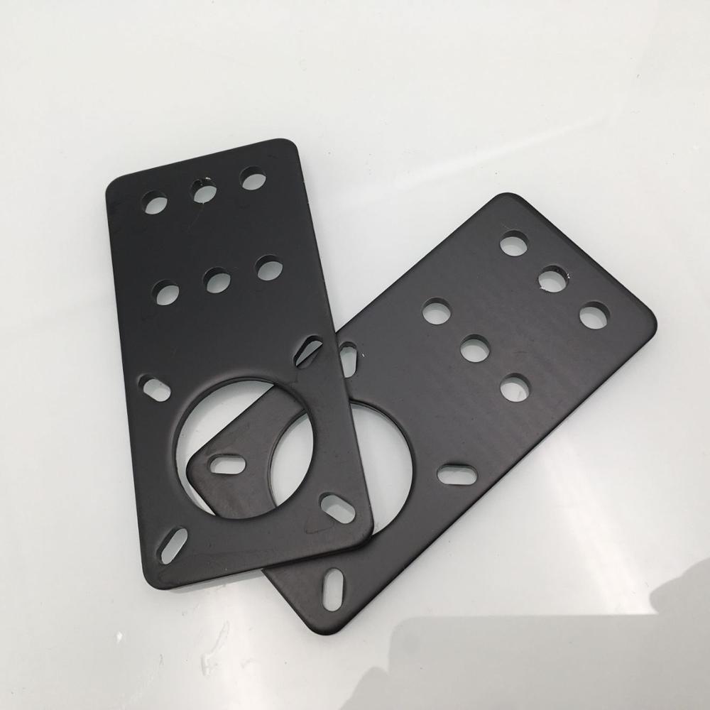 1 Uds de aluminio anodizado de montaje de Motor placa NEMA 17 Motor paso a paso para Reprap 3D impresora openbuilds crea piezas