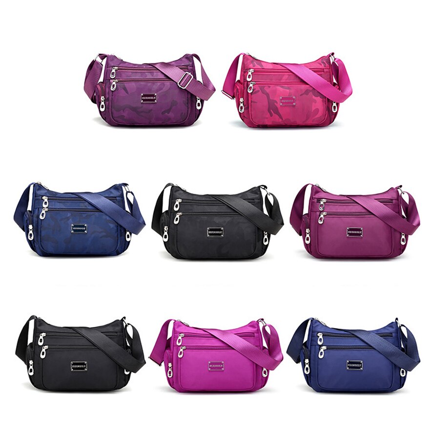 Vrouwen Schoudertas Lady Crossbody Tas Nylon Mode Vrouwen Hobos Messager Zak Aankomst Vrouwelijke Rits Tas zachte
