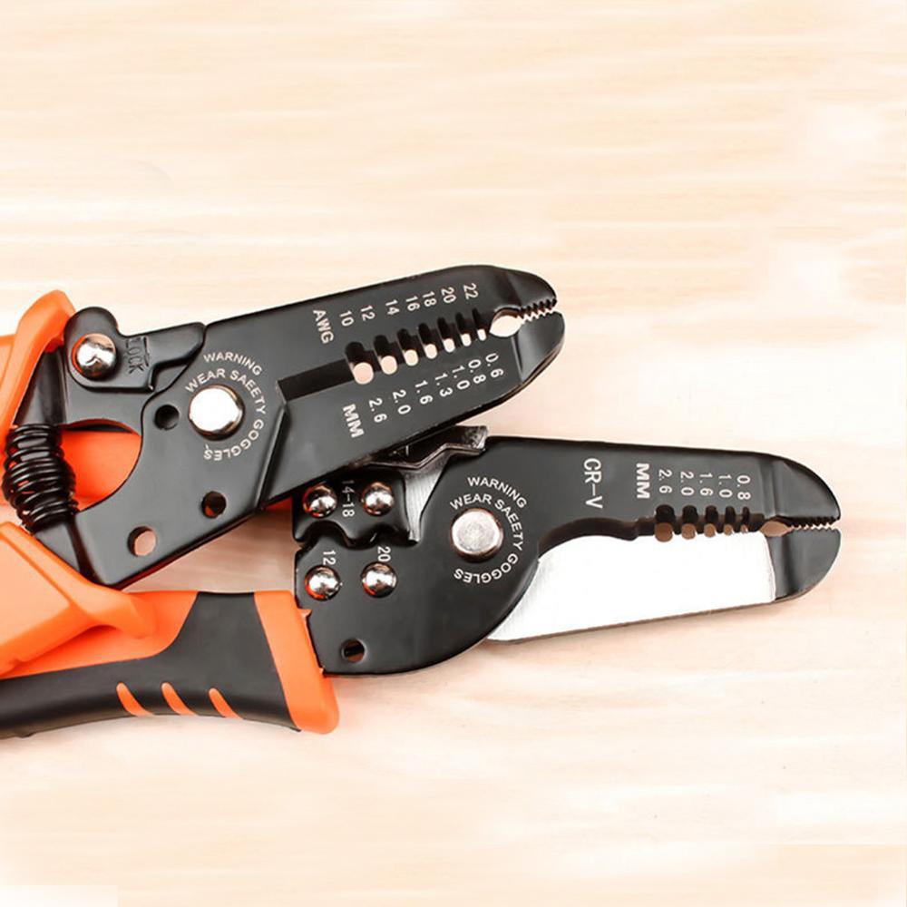 Multifunctional Crimping Pliers wire stripper Cutter Crimper Automatic Terminal Crimping Plier Tools Manganese Alloy Hand Tool