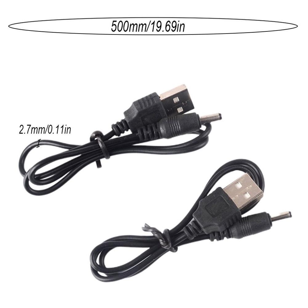 USB 2,0 A macho A 3,5x1,35mm 3,5mm macho conector de barril DC 5V Cable de alimentación Cable adaptador-cargador * 3,5*1,35mm