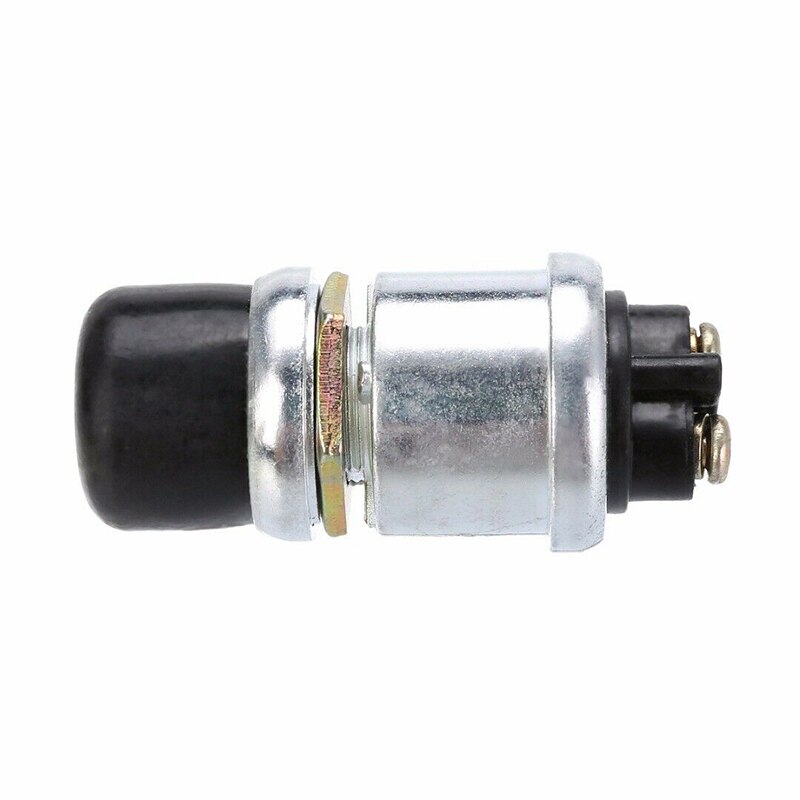 1pc Ignition Starter Switch 60A 12VDC Truck Engine Start Waterproof Push Boat Starter Horn Replacement Button Car Switch