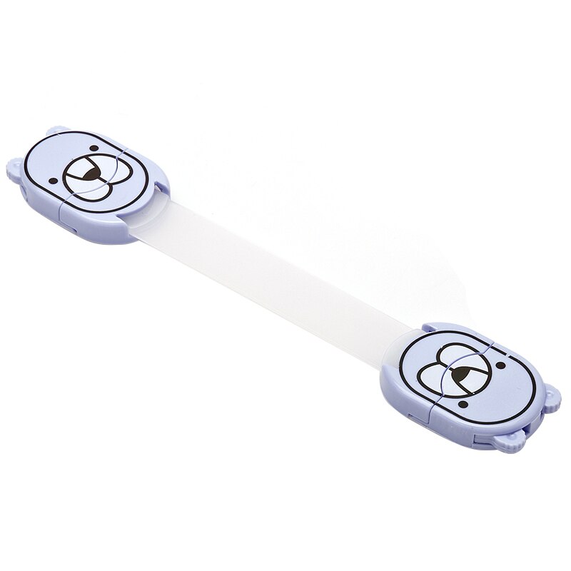 1Pcs Kinderen Kabinet Deur Anti-Snuifje Veiligheidsslot Baby Veiligheid Kabinet Lock Drawerrefrigerator Lock Lade Thuis: 01