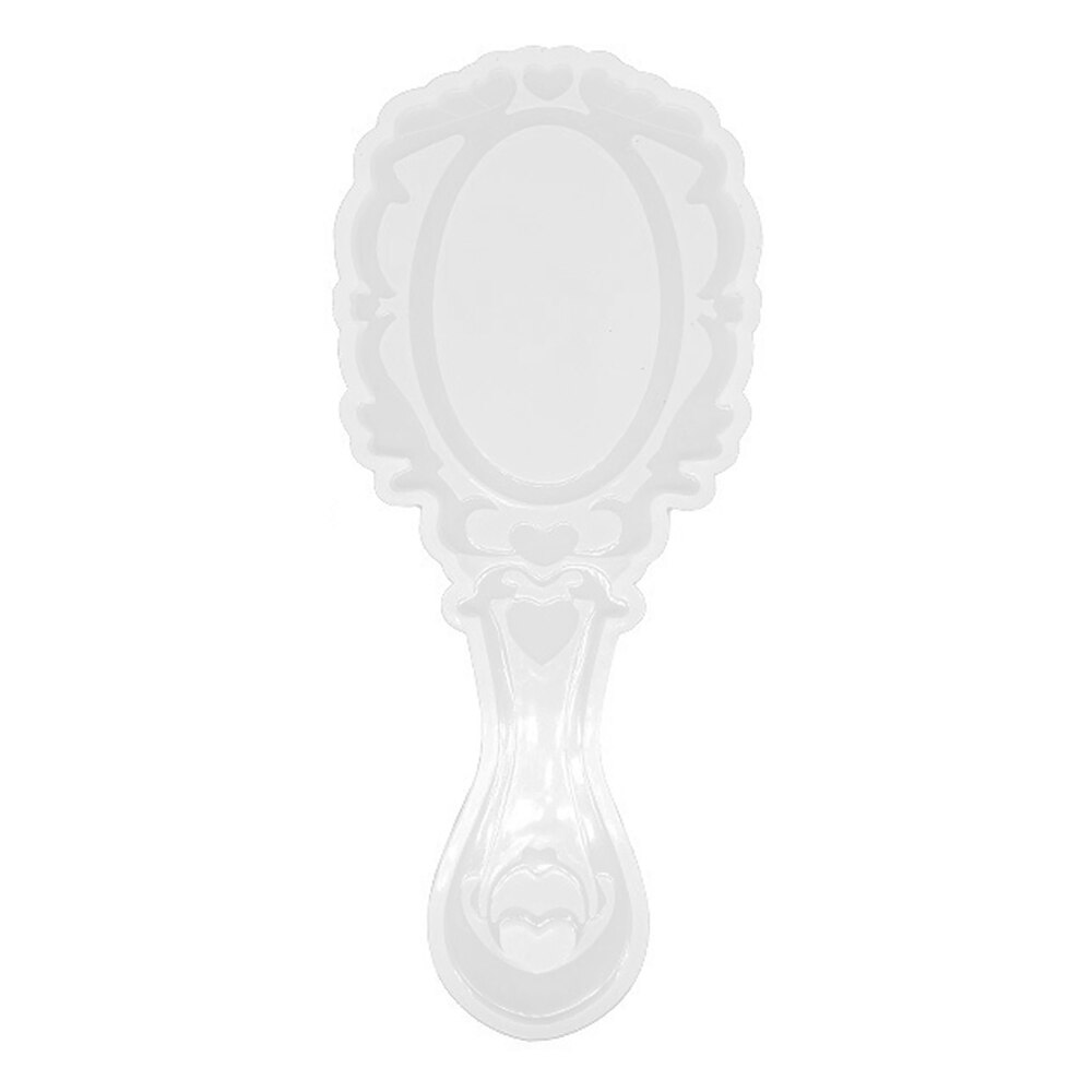 DIY handcraft peine espejo peine silicona molde de resina epoxy 1pc flexible y durable: 3JZ
