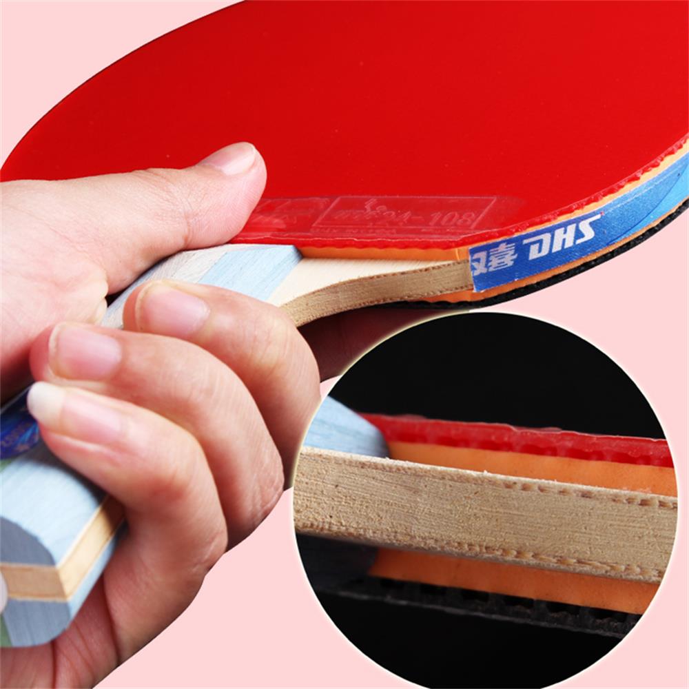 DHS 6002 6006 FL/CS Table Tennis Ping Pong Racket + a Paddle Bag shakehand Long Handle FL/CS Table Tennis racket