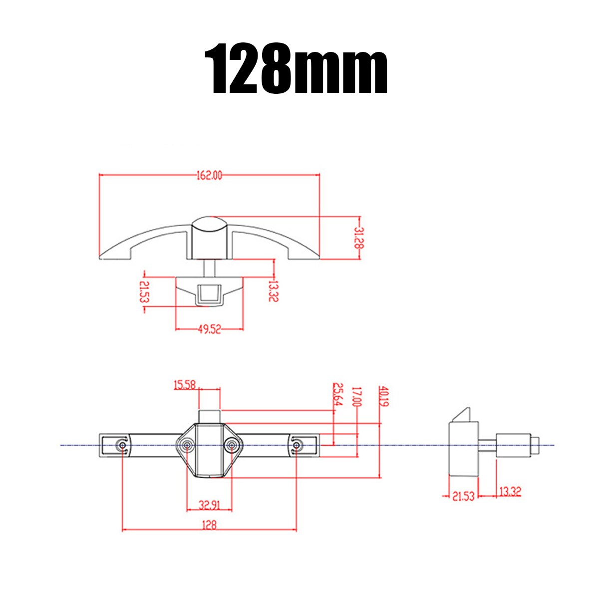 Camper Car Push Lock with Handle RV Caravan Boat Motor Home Cabinet Drawer Latch Button Locks For Furniture Handle Hardware