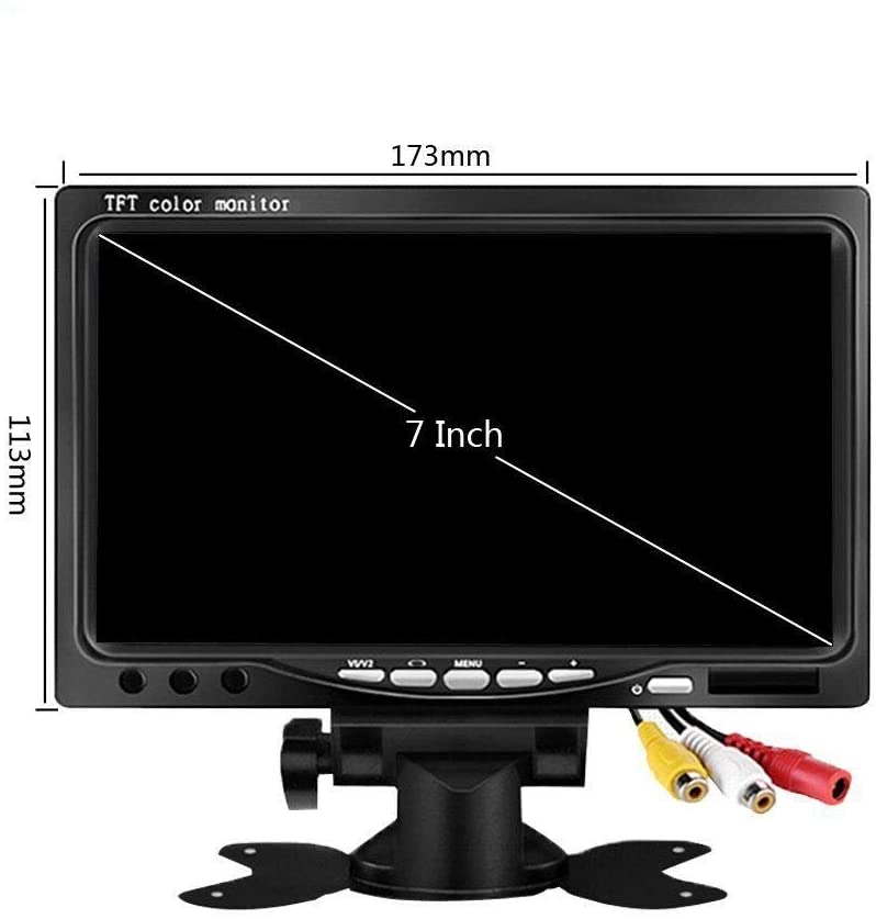 7 cal 800x480 monitor LCD TFT nadaje się robić przenośnych aparatów fotograficznych, samochodowy odtwarzacz DVD zdalne sterowanie i wejście AV kamery monitorujące