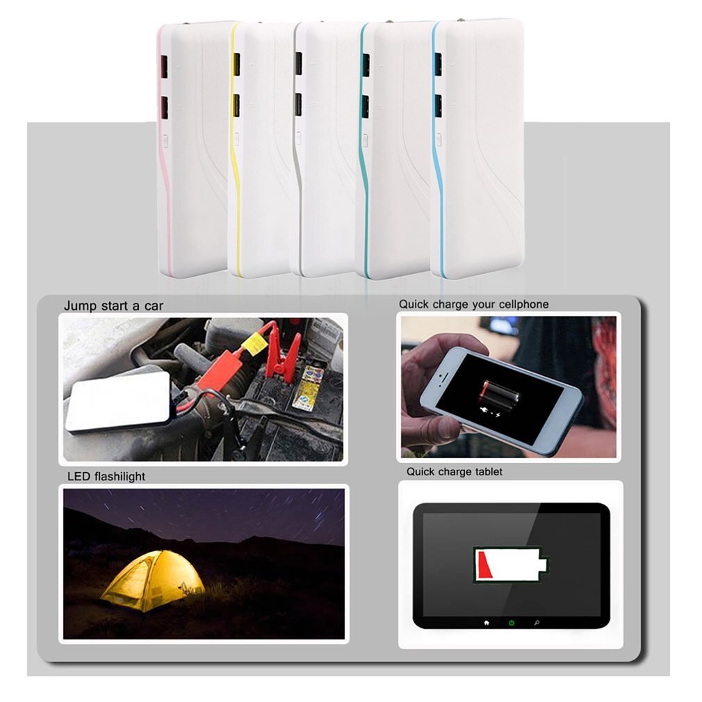 Fuente de alimentación externa para teléfono móvil, Cargador USB Dual de 50000mAh, para viajes al aire libre, portátil, para Iphone
