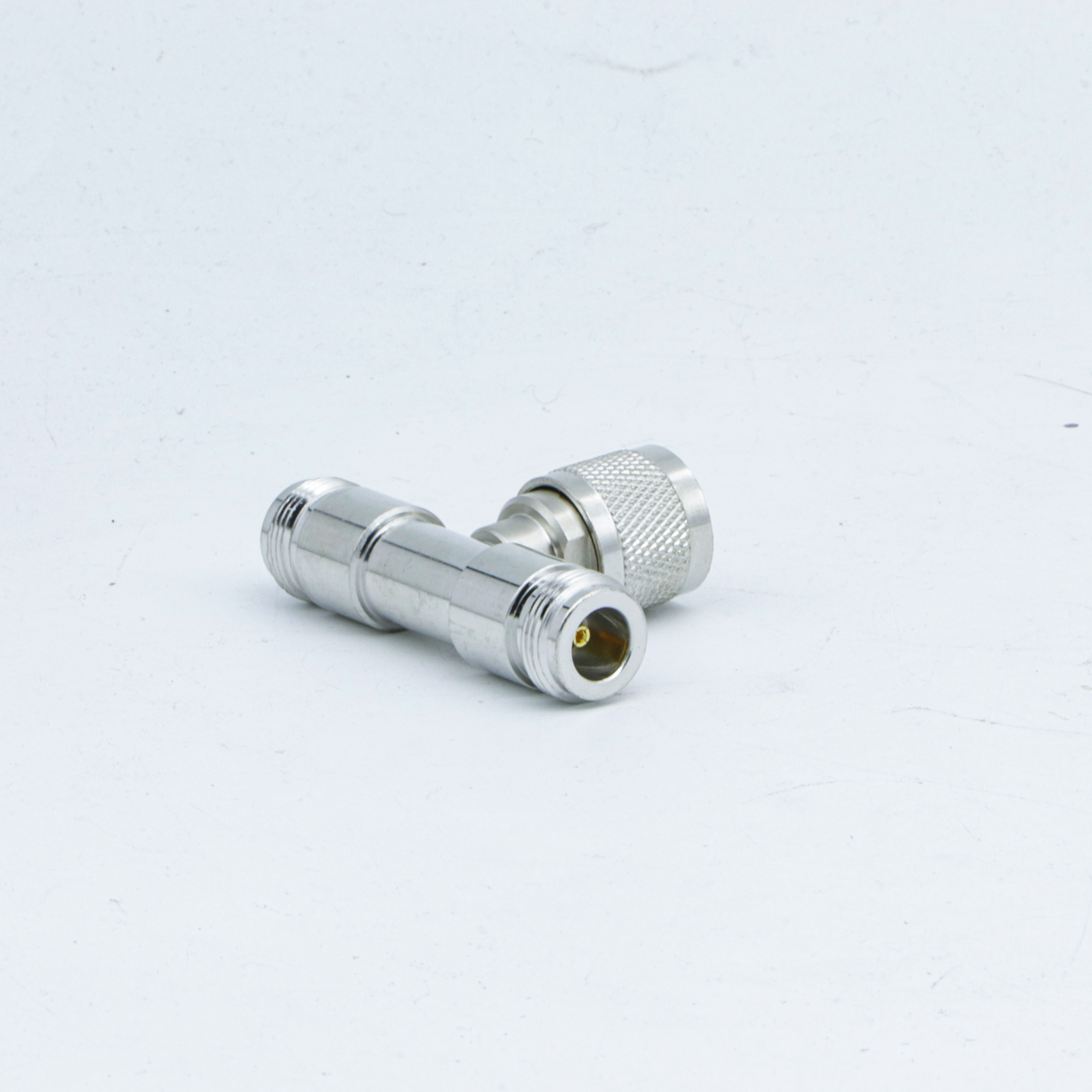 N Male to N Female to N Female Connector NJ-NK-NK RF Coaxial Adapter For Mobile Phone Cellular Signal Booster Amplifier Repeater