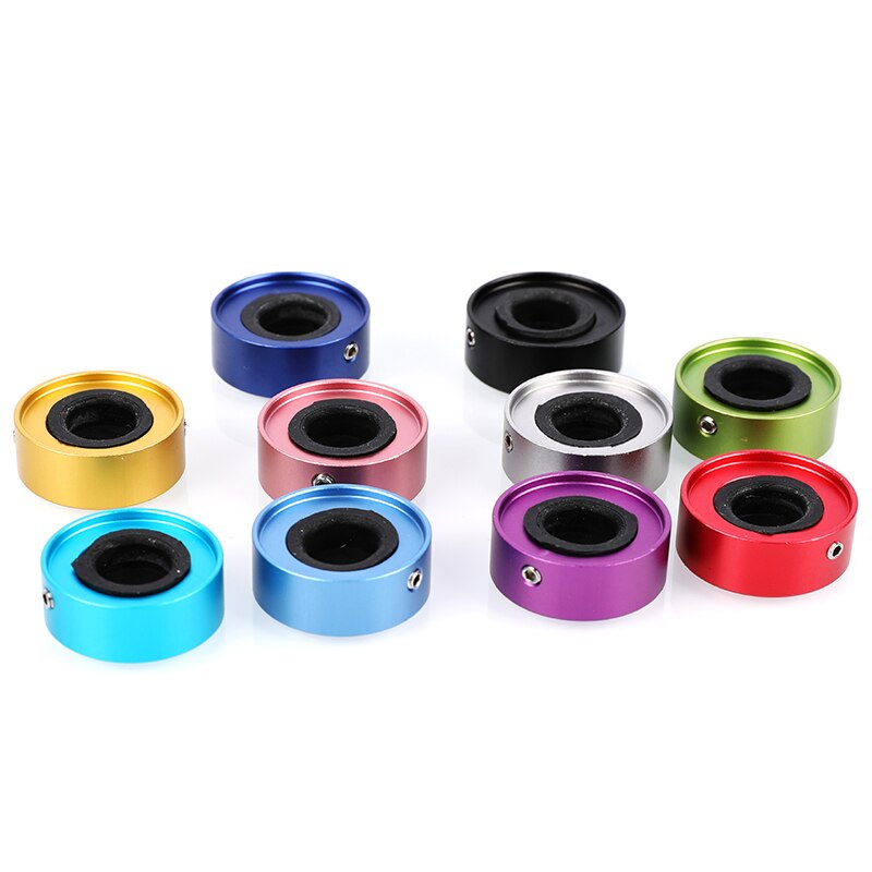1 pacote de efeito guitarra pedal pedal pé tampa do prego efeito pedal almofada capa ferramentas alumínio peças interruptor do pé toppers knob acessórios