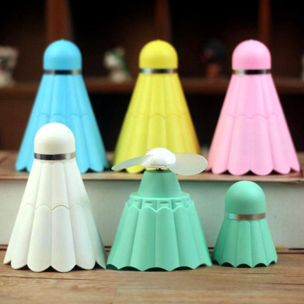 Badminton Shape Mini Portable USB Charging Outdoor Handheld Summer Cooling Fan