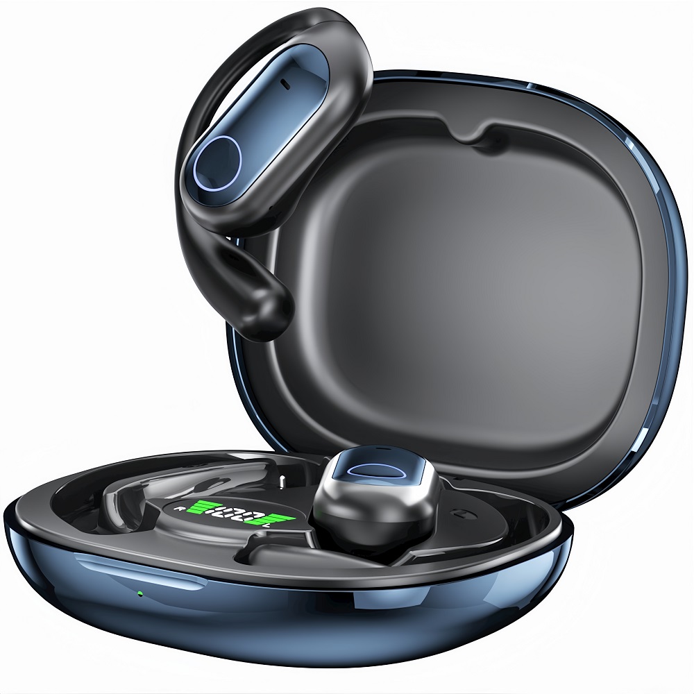 Cuffie bluetooth 5.4 auricolari wireless aperti 45 ore di riproduzione doppio microfono chiamate chiare cuffie sportive a conduzione aerea auricolari: Default Title