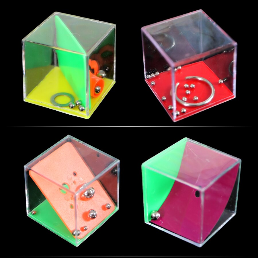Kids Educatief Speelgoed 24 pcs Mini Ceduldspiele 3D Puzzel Doolhof Kubus Met Bead IQ Uitdaging Spel Intellect Speelgoed Voor Volwassen hand Speelgoed