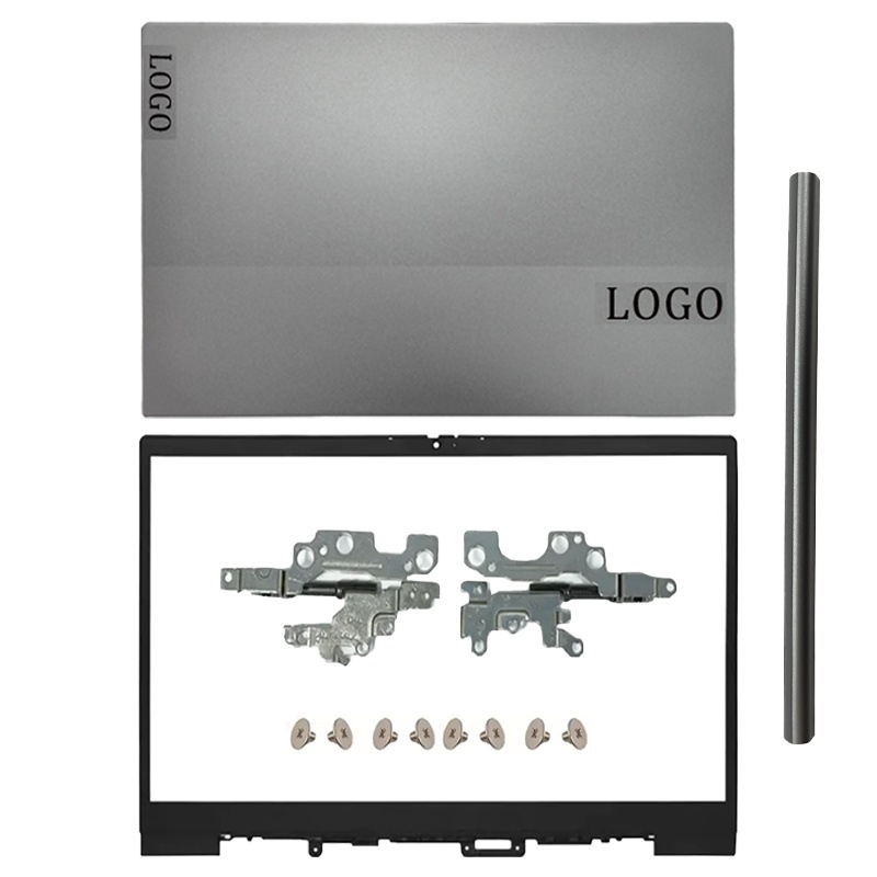 Originele Vervang Laptop Case Voor Lenovo Thinkbook 15 G2 ITL ZIJN G3 ACL ITL LCD Back Cover Voorkant Palmsteun Bottom Case: Black