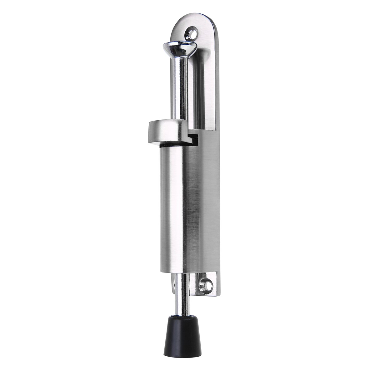 Luxe Rvs Telescopische Deur Stopper Zilver Lente Geladen Stap-Op Deur Houder Deur Stopt Voor Meubels Hardware