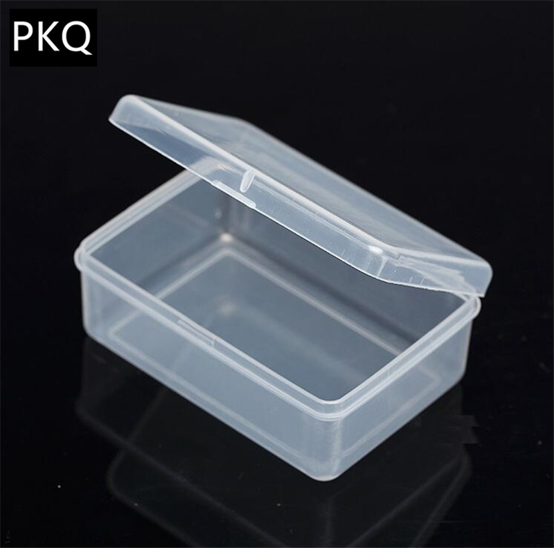21 größen Rechteck transparent Kunststoff Kasten Klare Quadratische Mehrzweck Anzeige Kasten fallen Kunststoff Schmuck Lagerung Boxen Neue: 7.6x5.2x3cm