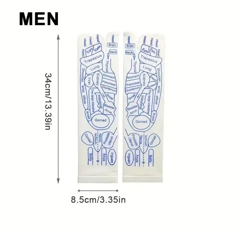 1 einstellen Socken Akupressur Fußpflege Massage Lindern Müde Füße Massagegerät Reflexzonenmassage Socken Fuß Akupunkturpunkt Massage Werkzeug Physiotherapie