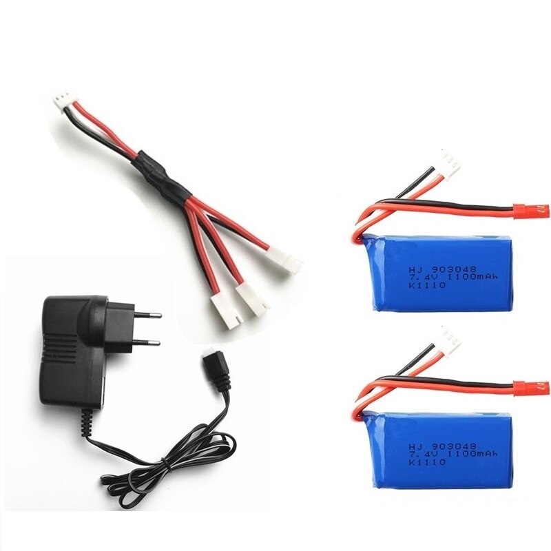 3Pcs for Wltoys A949 A959 A969 A979 K929 LiPo Battery 7.4V 1100mah 903048 25c Lipo Battery For RC Helicopter Airplane Cars Boats: Green