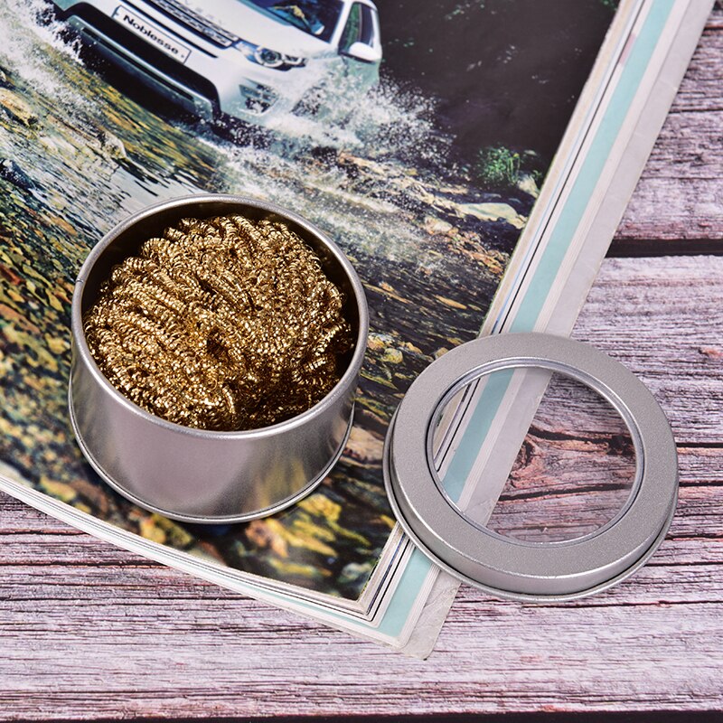 Lassen solderen soldeerboutpuntreiniger reinigen staaldraad sponsballen voor lasgereedschap