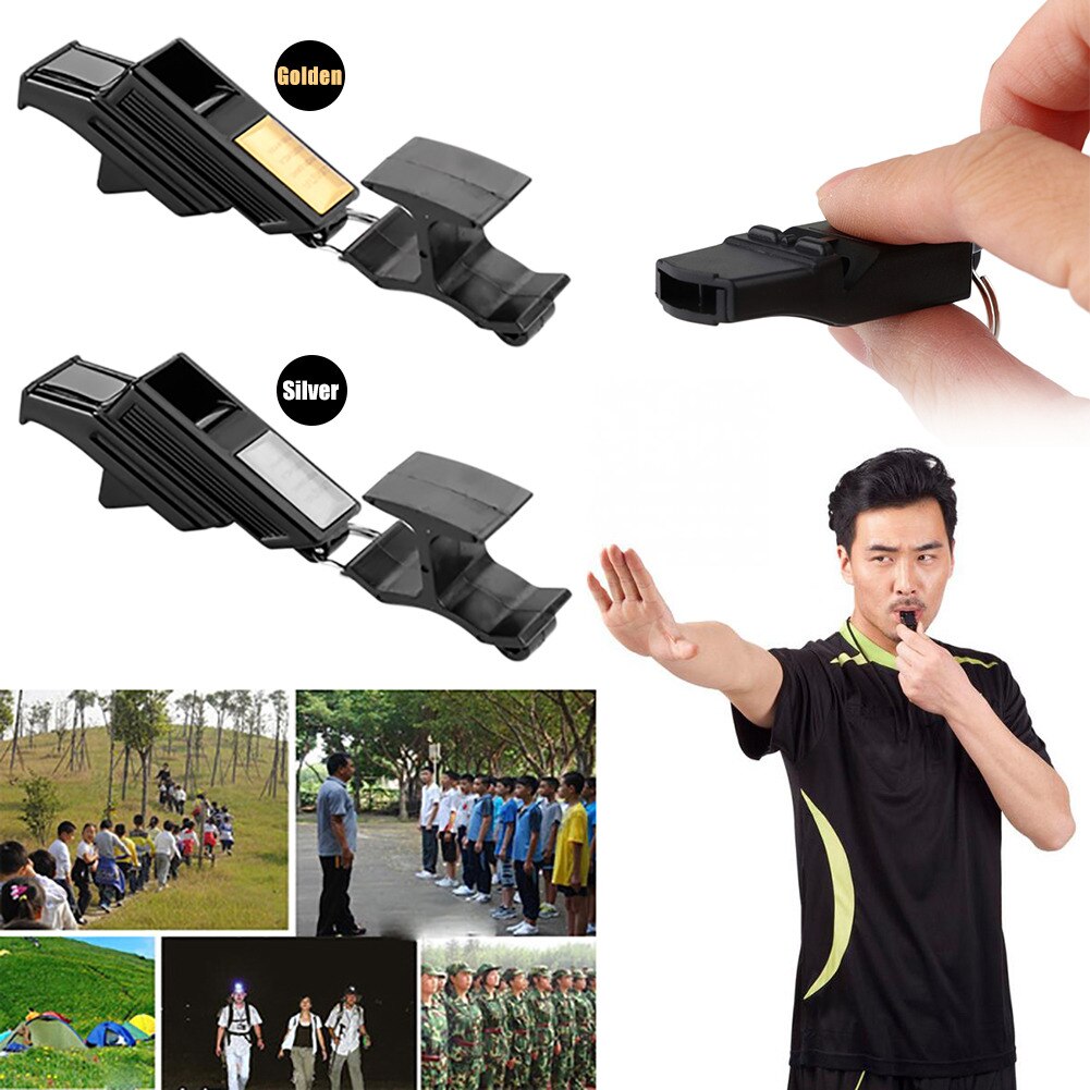Referee Whistle Basketball Volleyball Football Metal Whistle Sports Whistle Survival Whistle in stock