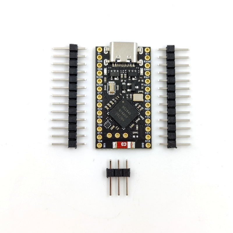 Placa de desarrollo NRF52840 Supermini Compatible con Nice! Gestión de carga Bluetooth Nano V2.0