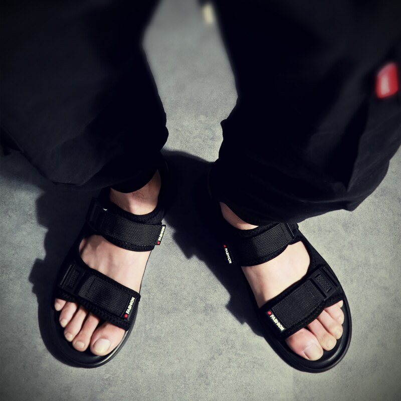 Romersk sandal til om sommeren hjemmesko hjemmelavet de samool herre mandlige store sandalkjole s homme sko sandalhas mænd afslappet