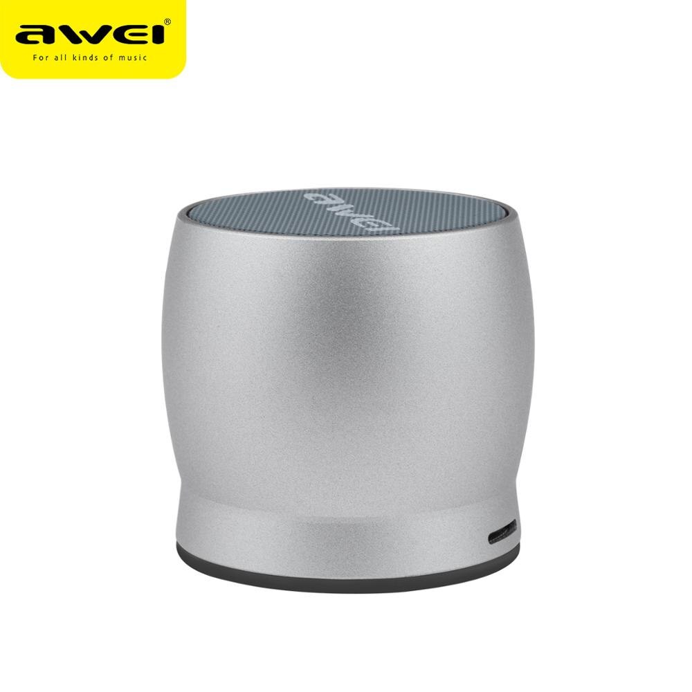 Y500 wireless mini speaker audio subwoofer card metal outdoor portable mobile phone Bluetooth: Silver