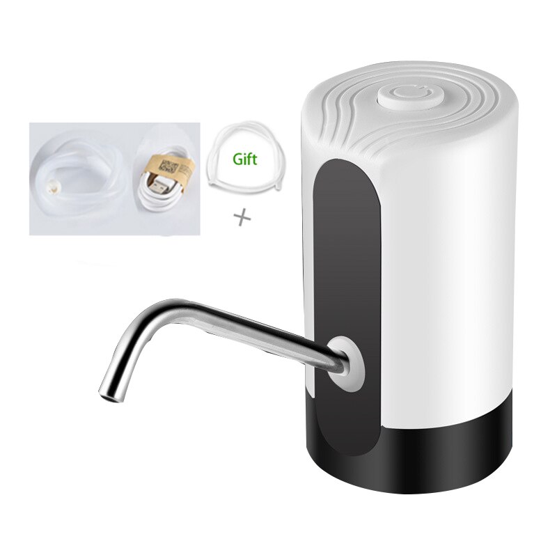 Dispensador de agua embotellada drikkevannspumpe for en flaske mini elektrisk vanndispenser articulos de cocin: Dispenser hvit