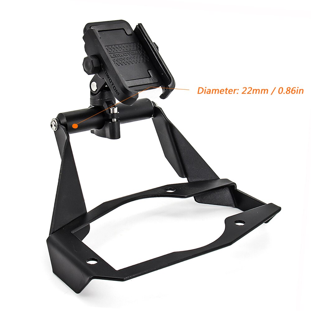 For KTM 1050 1090 1190 Adventure ADV Motorcycle Stand Holder Phone Mobile Phone GPS Plate Bracket: Black Combination B