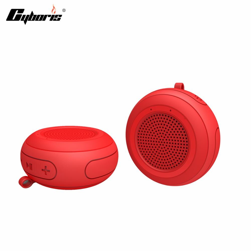 IP67 5W Diepe Bas Zwemmen Speaker Zwembad Drijvende Tws Bluetooth Speakers Draadloze Waterdichte Stereo Voor Outdoor Tf Speake Калонка: Red