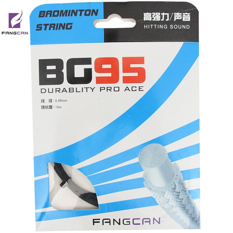 4 stks FANGCAN BG95 Duurzaam Badminton Racket String Hoge Sterkte Multifilament en Monofilament Verweven + Titanium tot 30lbs