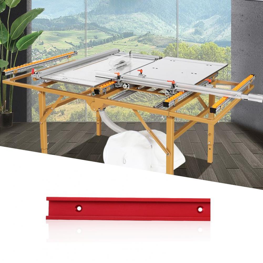 300/400/500mm Miter Slider Aluminium Alloy M6 T-Track Miter Track Jig Fixture Slot Woodworking Sliding Slab Block for Table Saw