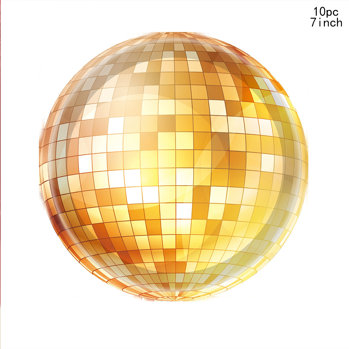 10 stuks kleurrijke disco thema wegwerp servies disco papieren borden bruiloft gelukkige verjaardag feestartikelen: Deep Sapphire